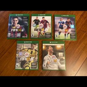 Fifa 14, 15, 16, 17, 18 Xbox One Games